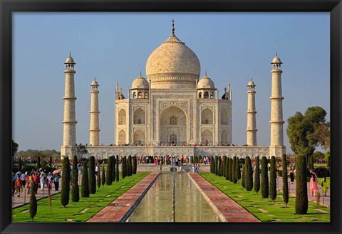 Framed Taj Mahal, Agra, India Print