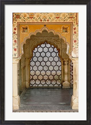 Framed Archway, Amber Fort, Jaipur, India Print