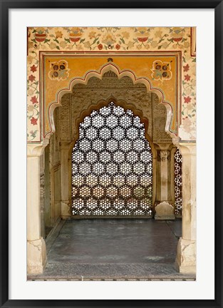 Framed Archway, Amber Fort, Jaipur, India Print
