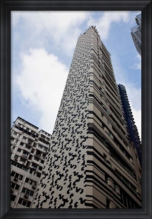 Framed Building, Hong Kong, China Print