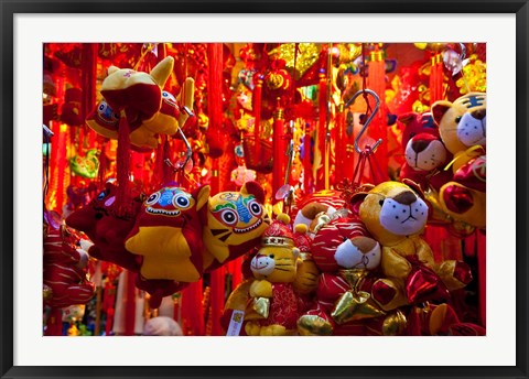 Framed Shop, Hong Kong, China Print