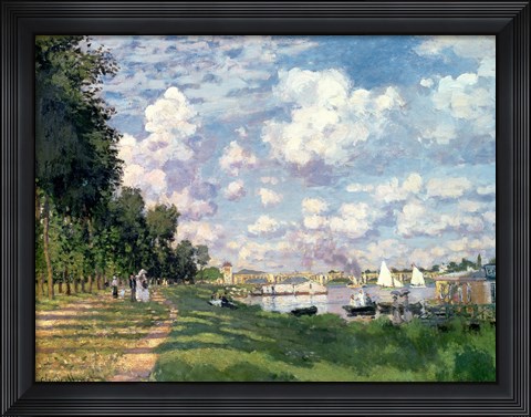 Framed Marina at Argenteuil, 1872 Print
