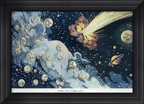 Framed Where Will it Strike Next Print