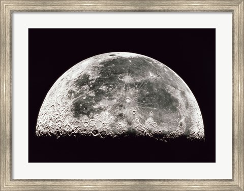 Framed Close-up of a Half Moon Print