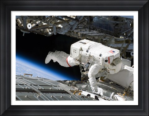 Framed STS-124 Mission Specialist Print