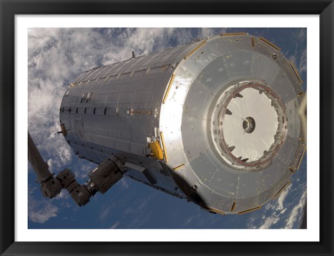 Framed Kibo Japanese Pressurized Module Print