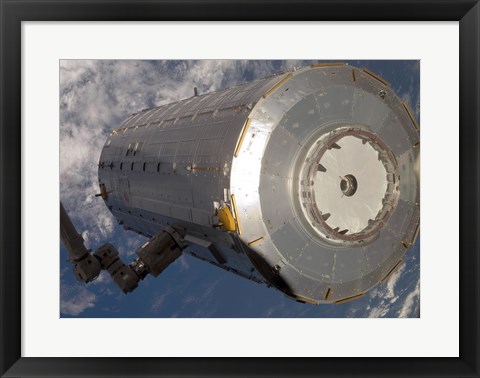 Framed Kibo Japanese Pressurized Module Print