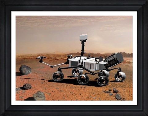 Framed Concept of NASA&#39;s Mobile Robot for Investigating Mars Print