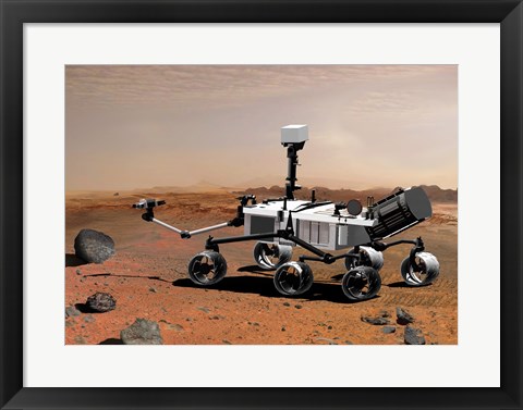 Framed Concept of NASA&#39;s Mobile Robot for Investigating Mars Print