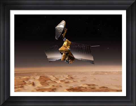 Framed NASA&#39;s Mars Reconnaissance Orbiter Print