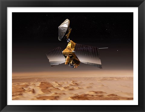 Framed NASA&#39;s Mars Reconnaissance Orbiter Print