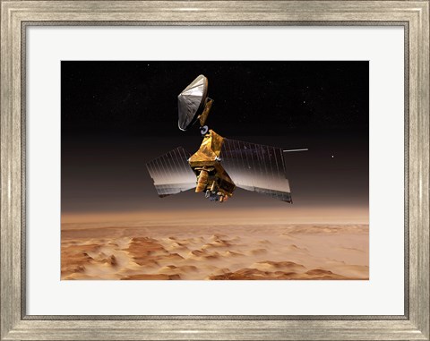Framed NASA&#39;s Mars Reconnaissance Orbiter Print