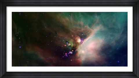Framed Newborn Stars - space Print