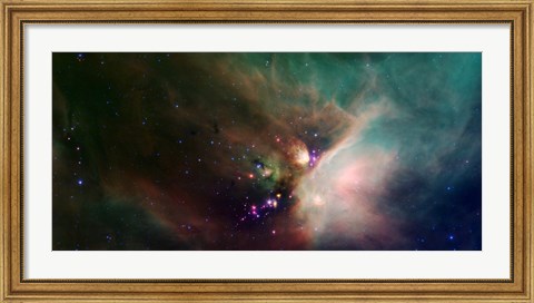 Framed Newborn Stars - space Print