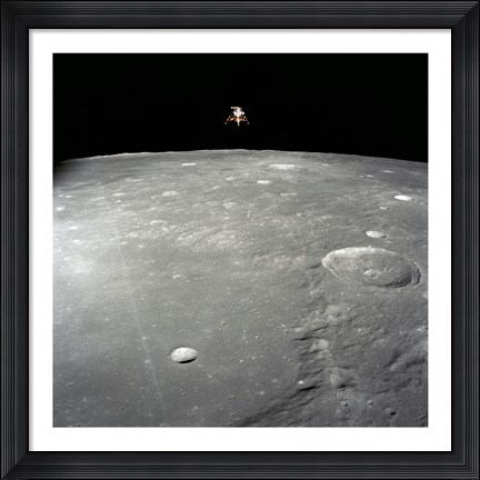 Framed Apollo 12 lunar module Intrepid Print