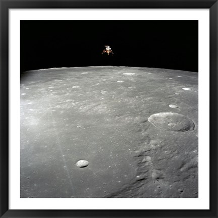 Framed Apollo 12 lunar module Intrepid Print