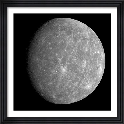 Framed Planet Mercury Print