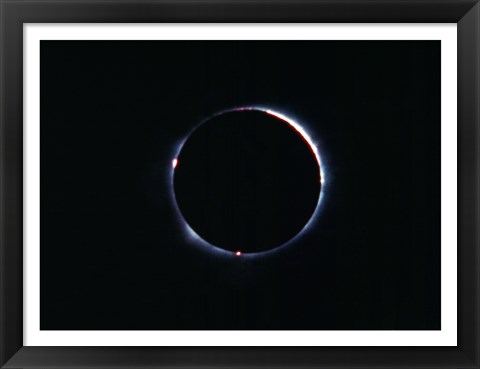 Framed Total Solar Eclipse on November 21, 1960 Print