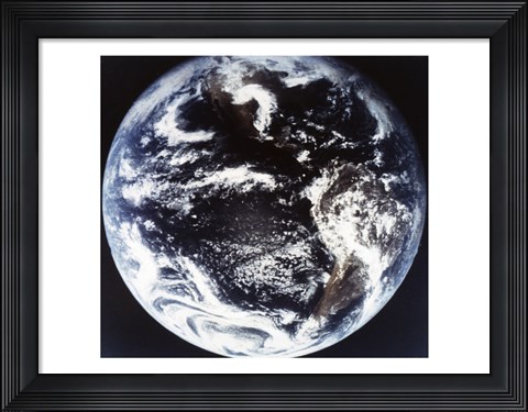 Framed Earth Outter Space Print