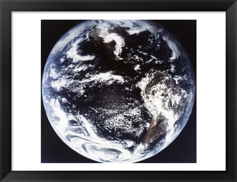 Framed Earth Outter Space Print