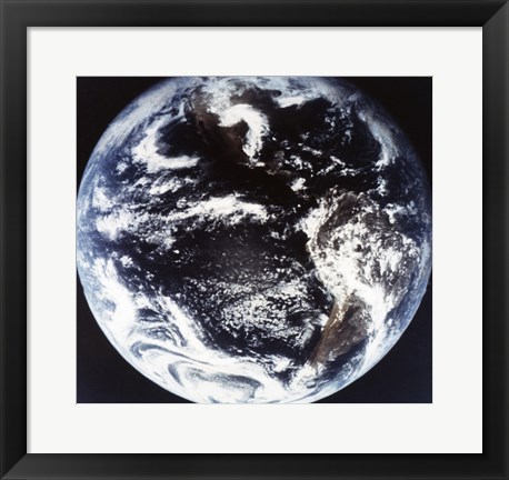 Framed Earth Outter Space Print