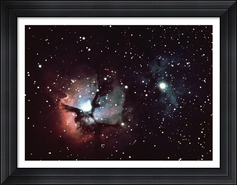 Framed Triffid Nebula In Sagitarius Print