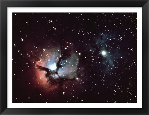 Framed Triffid Nebula In Sagitarius Print