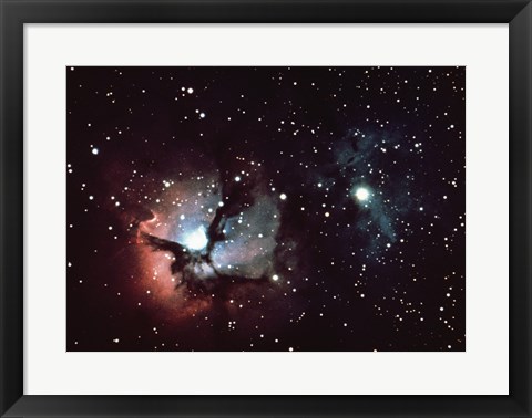 Framed Triffid Nebula In Sagitarius Print