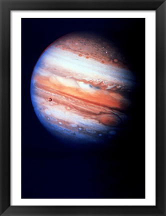 Framed Close-up of Jupiter in space Print