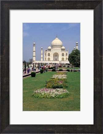 Framed Taj Mahal in Agra, India Print