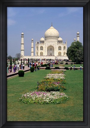 Framed Taj Mahal in Agra, India Print