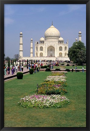 Framed Taj Mahal in Agra, India Print