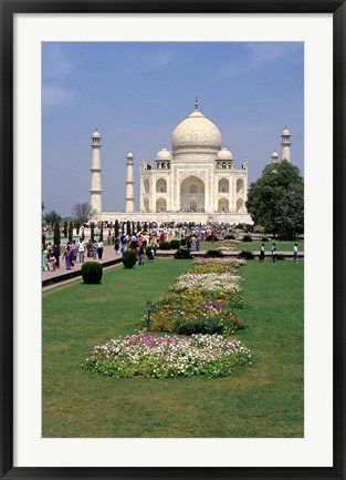 Framed Taj Mahal in Agra, India Print