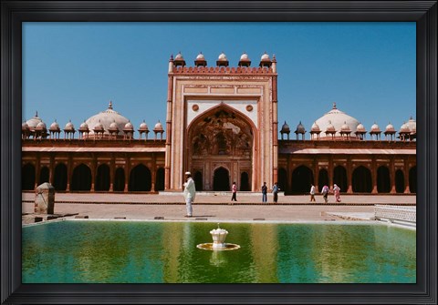 Framed Fatehpur Sikri&#39;s Jami Masjid, Uttar Pradesh, India Print