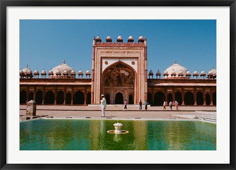 Framed Fatehpur Sikri&#39;s Jami Masjid, Uttar Pradesh, India Print