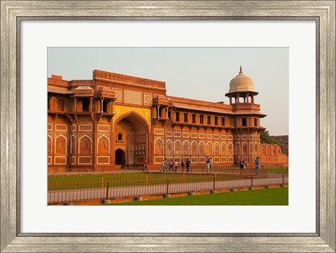 Framed Jahangiri Mahal, Agra Fort, Agra, Uttar Pradesh, India. Print