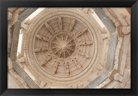 Framed Jain Temple, Ranakpur, Rajasthan, India Print