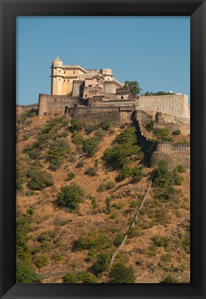 Framed Kumbhalgar Fort, Kumbhalgarh, Rajasthan, India Print