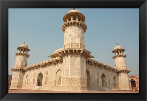 Framed Tomb of Itimad-ud-Daulah Baby Taj, Agra, Uttar Pradesh, India Print