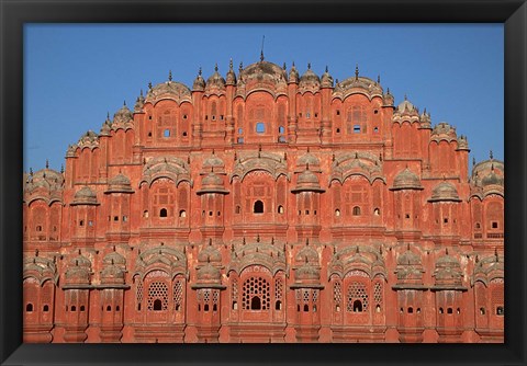 Framed Hawa Mahal (Palace of the Winds), Rajasthan, India Print