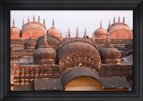Framed Madhavendra Palace at sunset, Jaipur, Rajasthan, India Print