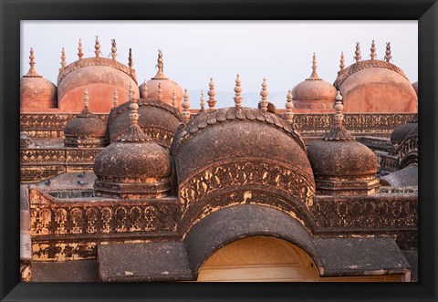 Framed Madhavendra Palace at sunset, Jaipur, Rajasthan, India Print