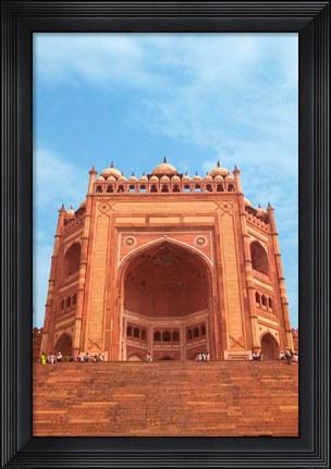 Framed Gate, Jami Masjid Mosque, Fatehpur Sikri, Agra, India Print