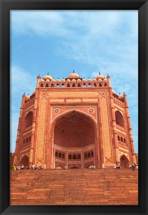 Framed Gate, Jami Masjid Mosque, Fatehpur Sikri, Agra, India Print