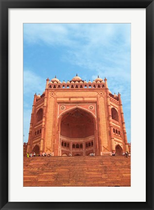 Framed Gate, Jami Masjid Mosque, Fatehpur Sikri, Agra, India Print