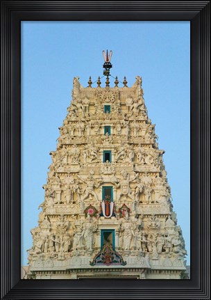 Framed Hindu Temple in Pushkar, Rajasthan, India Print