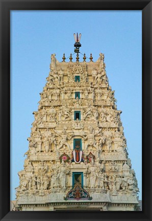 Framed Hindu Temple in Pushkar, Rajasthan, India Print