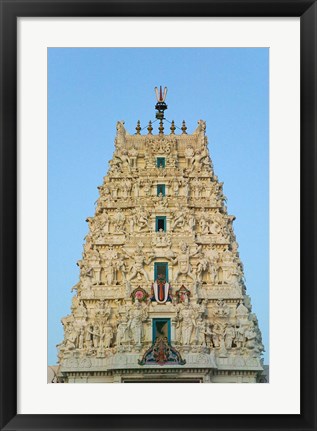 Framed Hindu Temple in Pushkar, Rajasthan, India Print