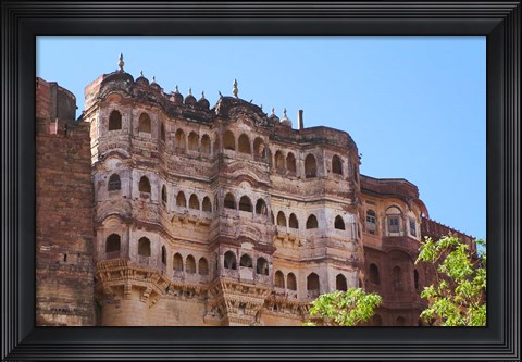 Framed Meherangarh, Majestic Fort, Jodhpur, Rajasthan, India Print