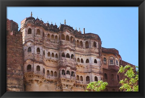 Framed Meherangarh, Majestic Fort, Jodhpur, Rajasthan, India Print